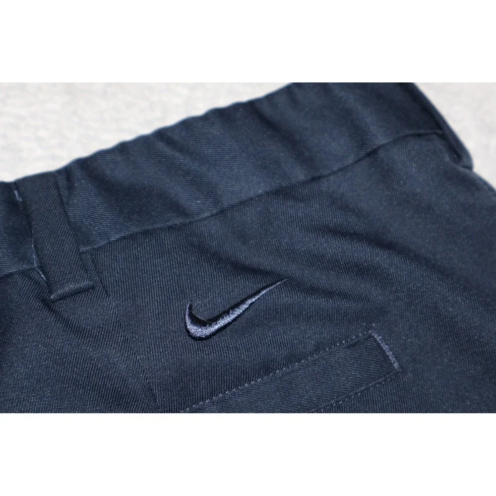 Nike Golf Shorts Mens 40 Navy Blue Dri-FIT Pleated Performance 9